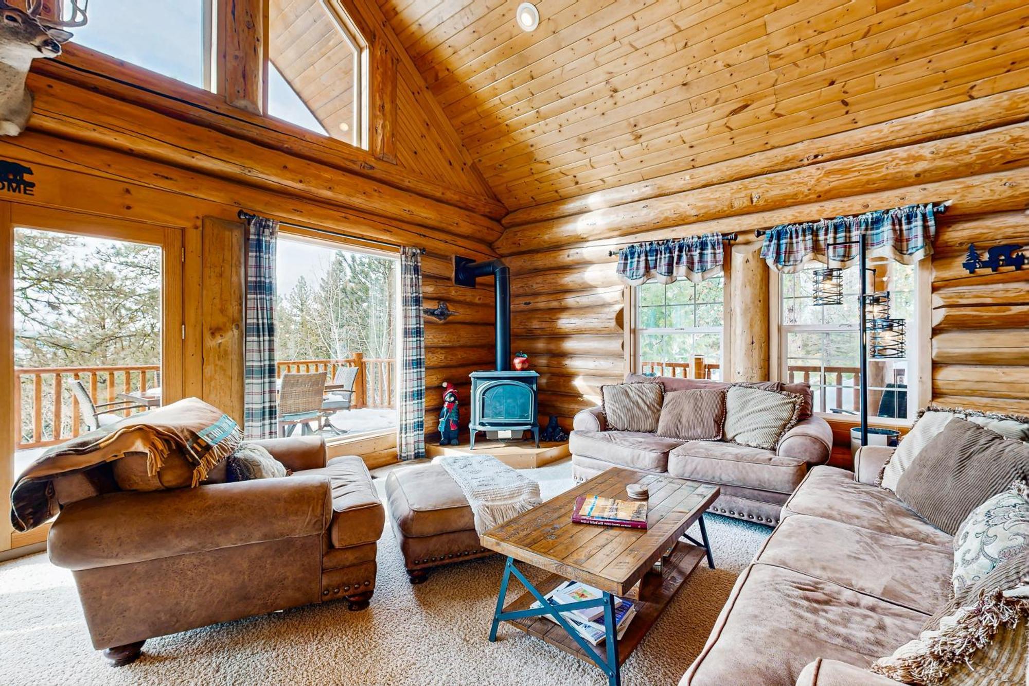 Cascade Lakeview Log Cabin Kültér fotó