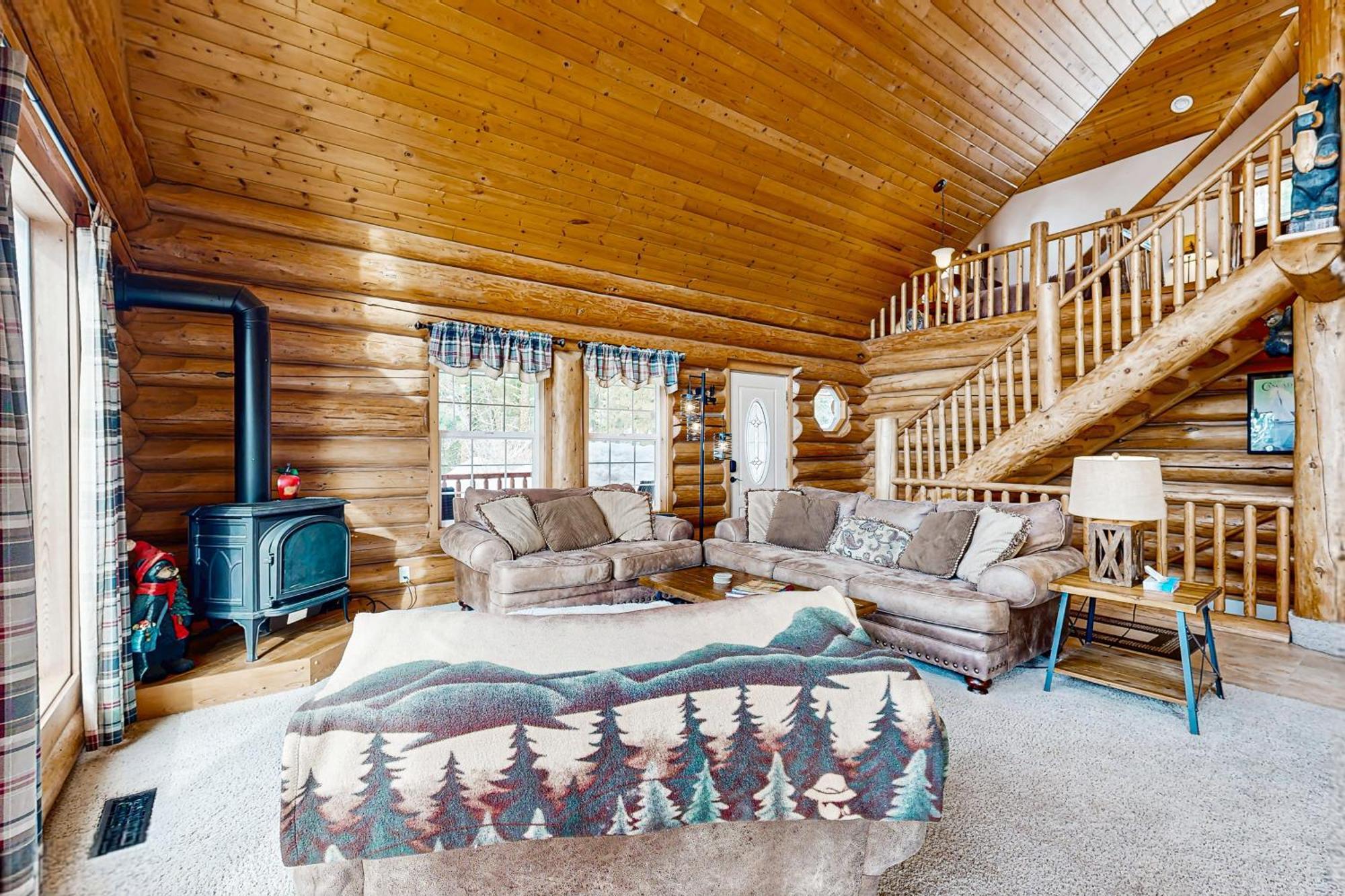 Cascade Lakeview Log Cabin Kültér fotó